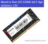 Memória Ram SO-DIMM ddr3 8gb 1600mhz 1.5V  NOVA!