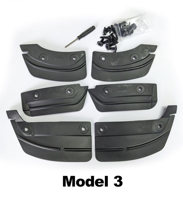 Бризговики брызговики Tesla Model 3 Y
