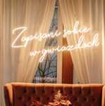 zapisani sobie w gwiazdach napis led ledon neon na wesele