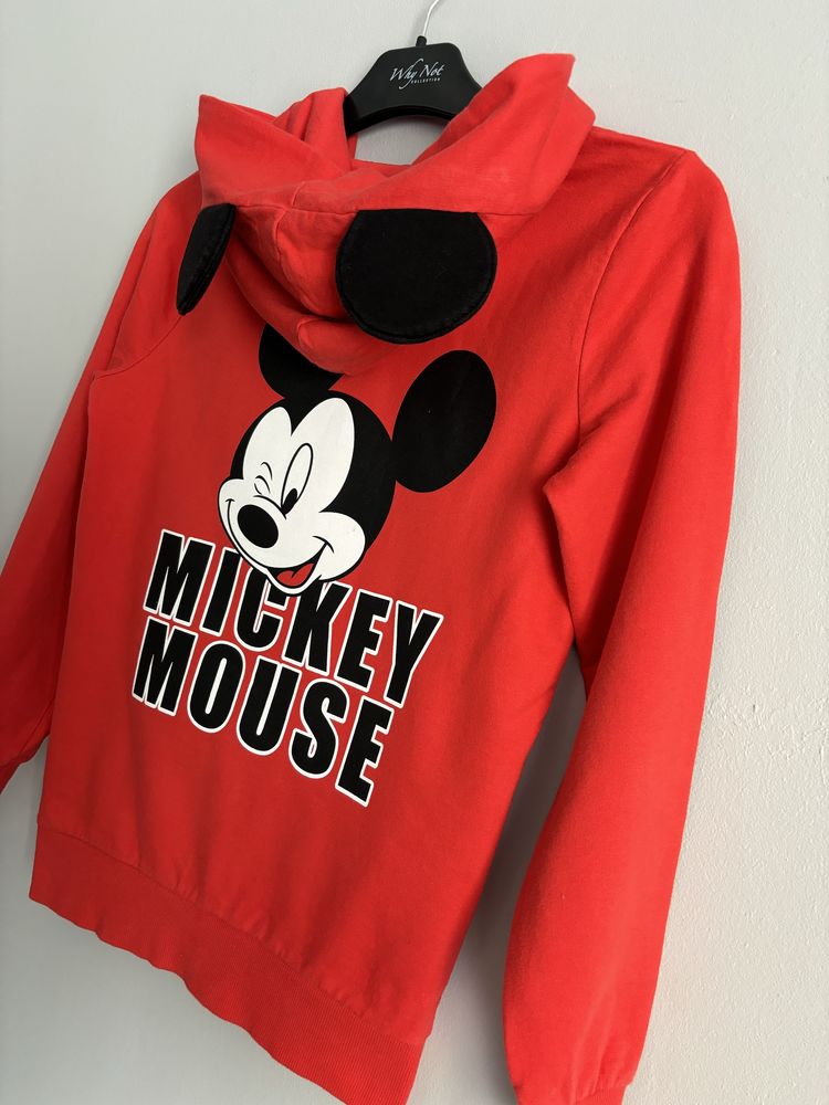 Bluza zapinana z kapturem Mickey