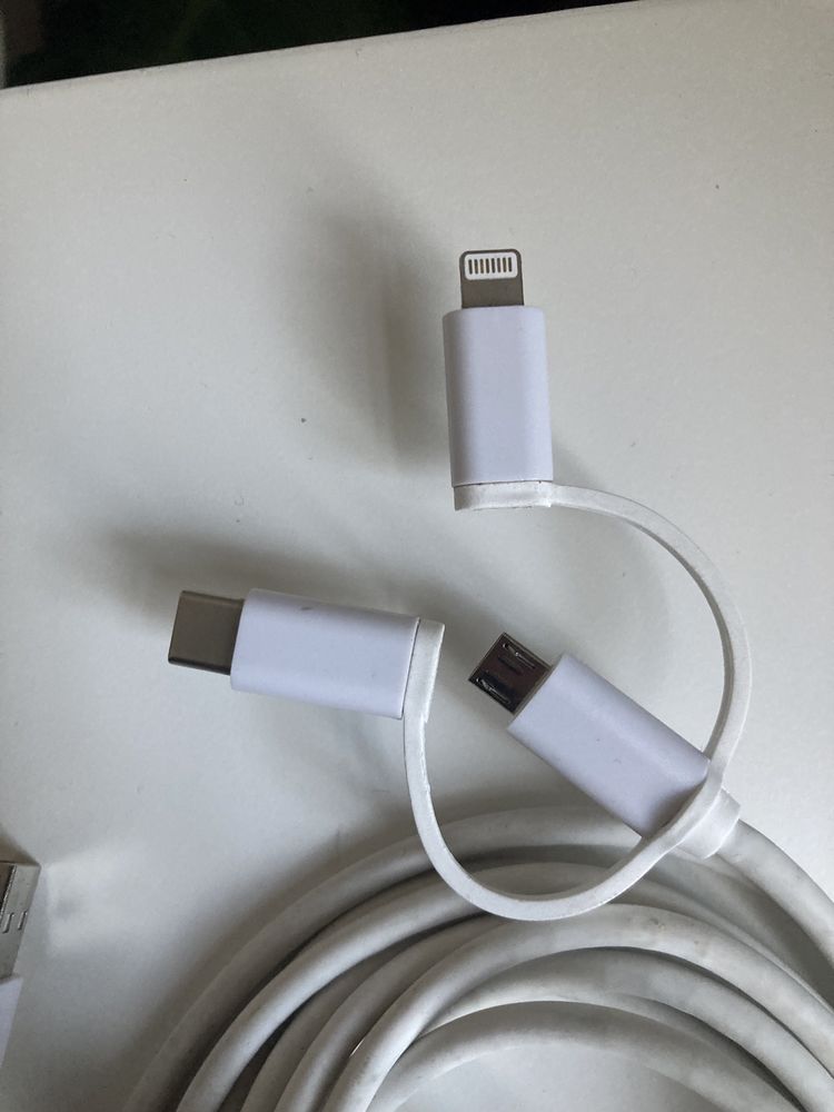 Cabo USB c e de iPhone
