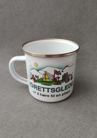 Емальована кружка чашка кухоль Idrettsglede  Швейцария