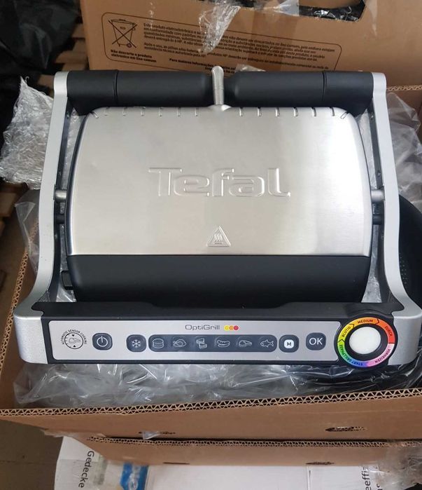 Новый гриль без упаковки tefal optigrill705 сток вітрина