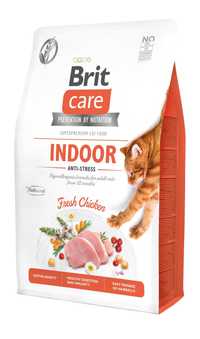 Brit Care Cat GF Indoor Anti-stress сухой корм для кошек 2кг