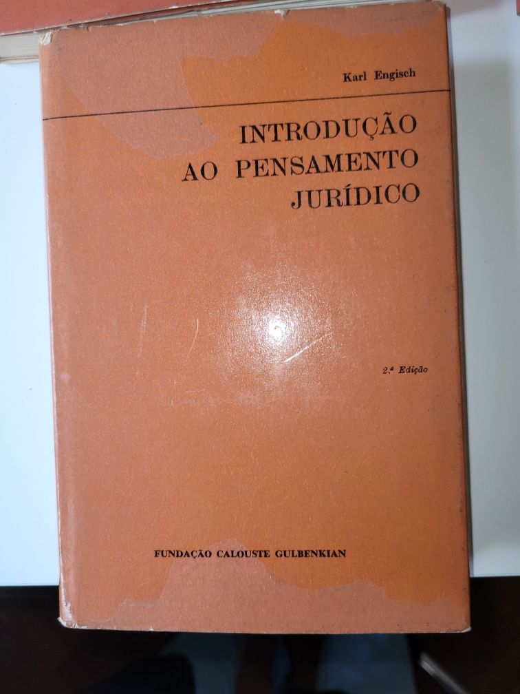 Livros de direito, da Fundação Calouste Gulbenkian, 10€ cada