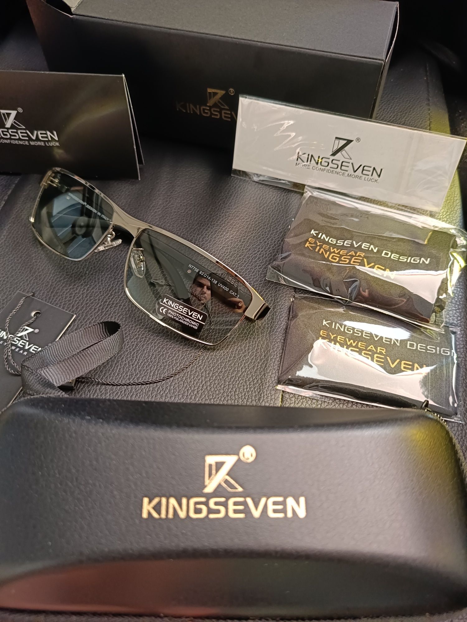 Oculos sol fotométricos KingSeven Novos!