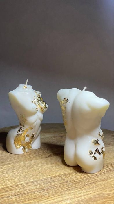 Подарунковий набір соєвих свічок Він+Вона