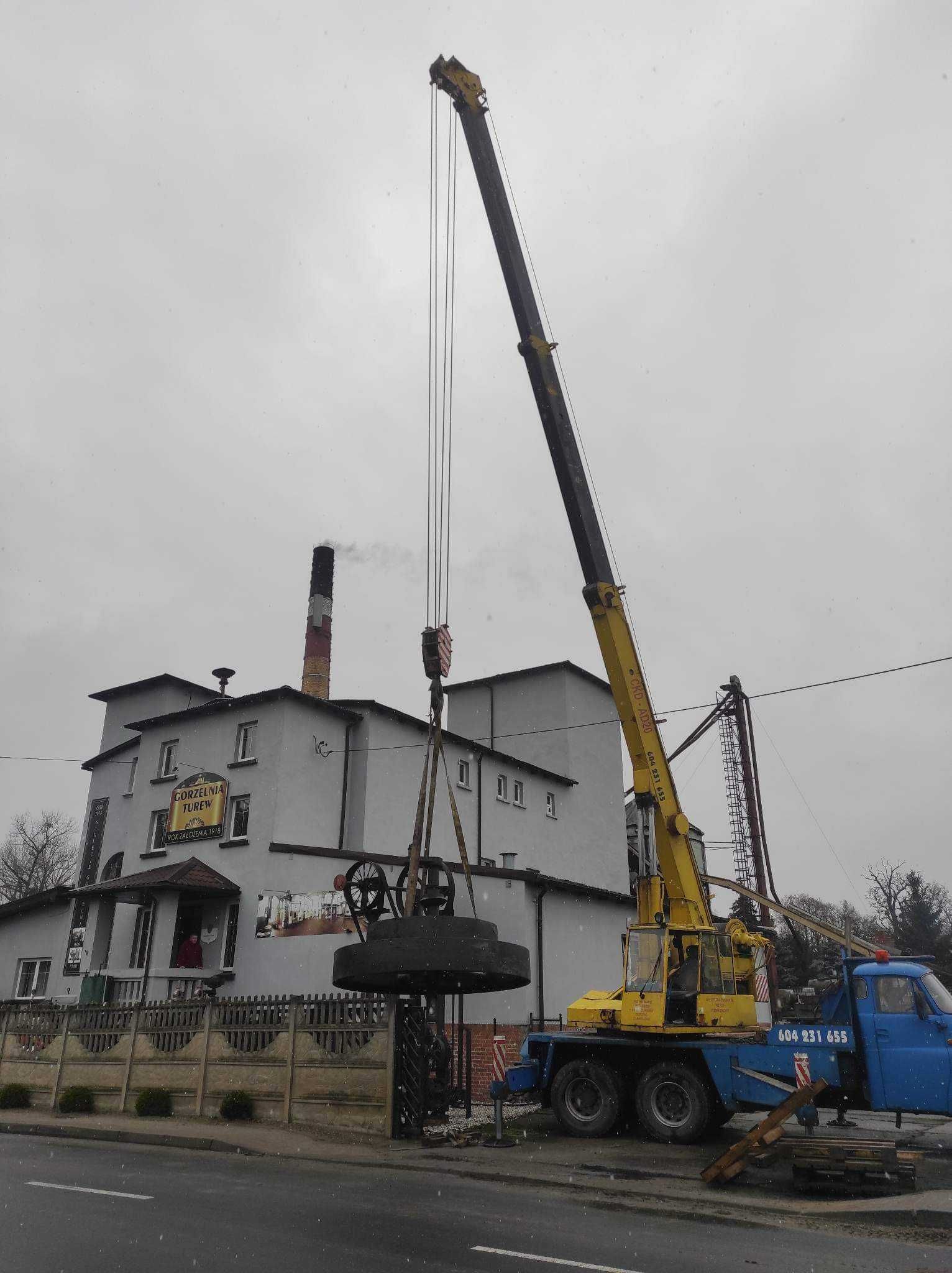 Usługa Dźwig Kościan i okolice 35Ton i HDS
