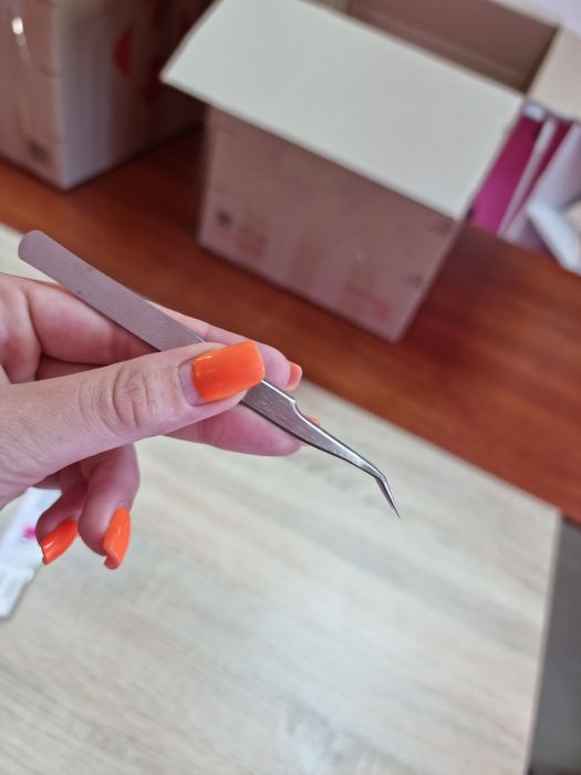 Пінцети для нарощування вій. Розпродаж залишків.