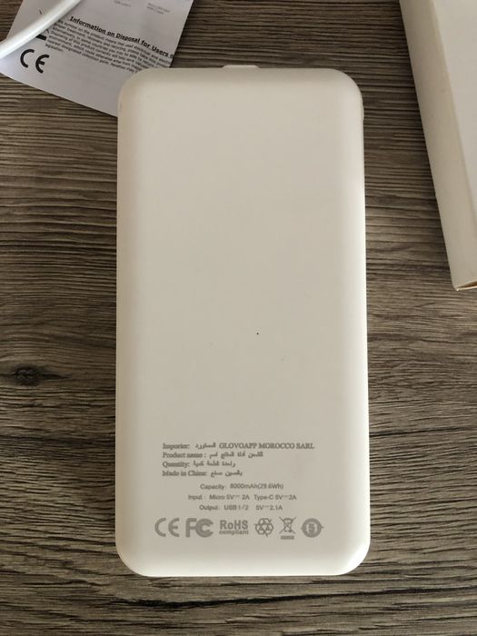 Powerbank 8000 mAh