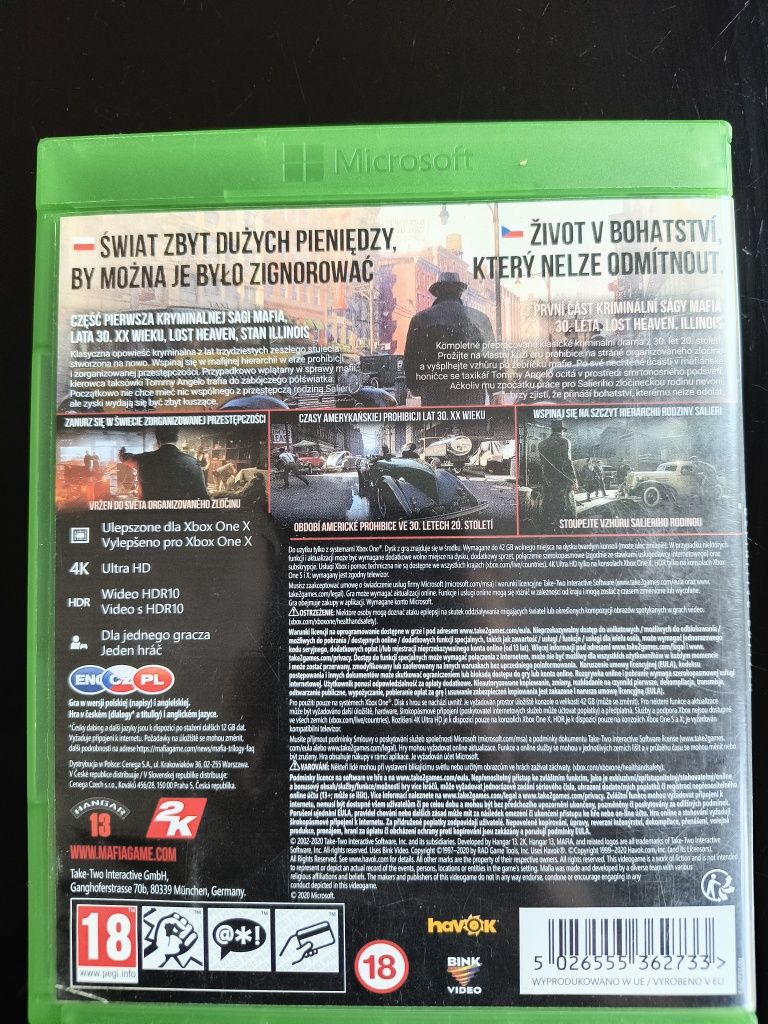 Mafia II Definitive Edition Xbox One