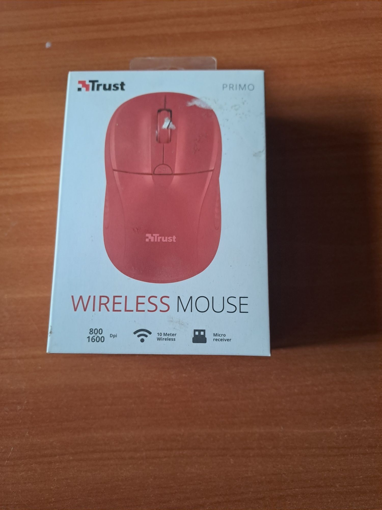 Миша Trust Primo Wireless Mouse Red 1600 dpi

1