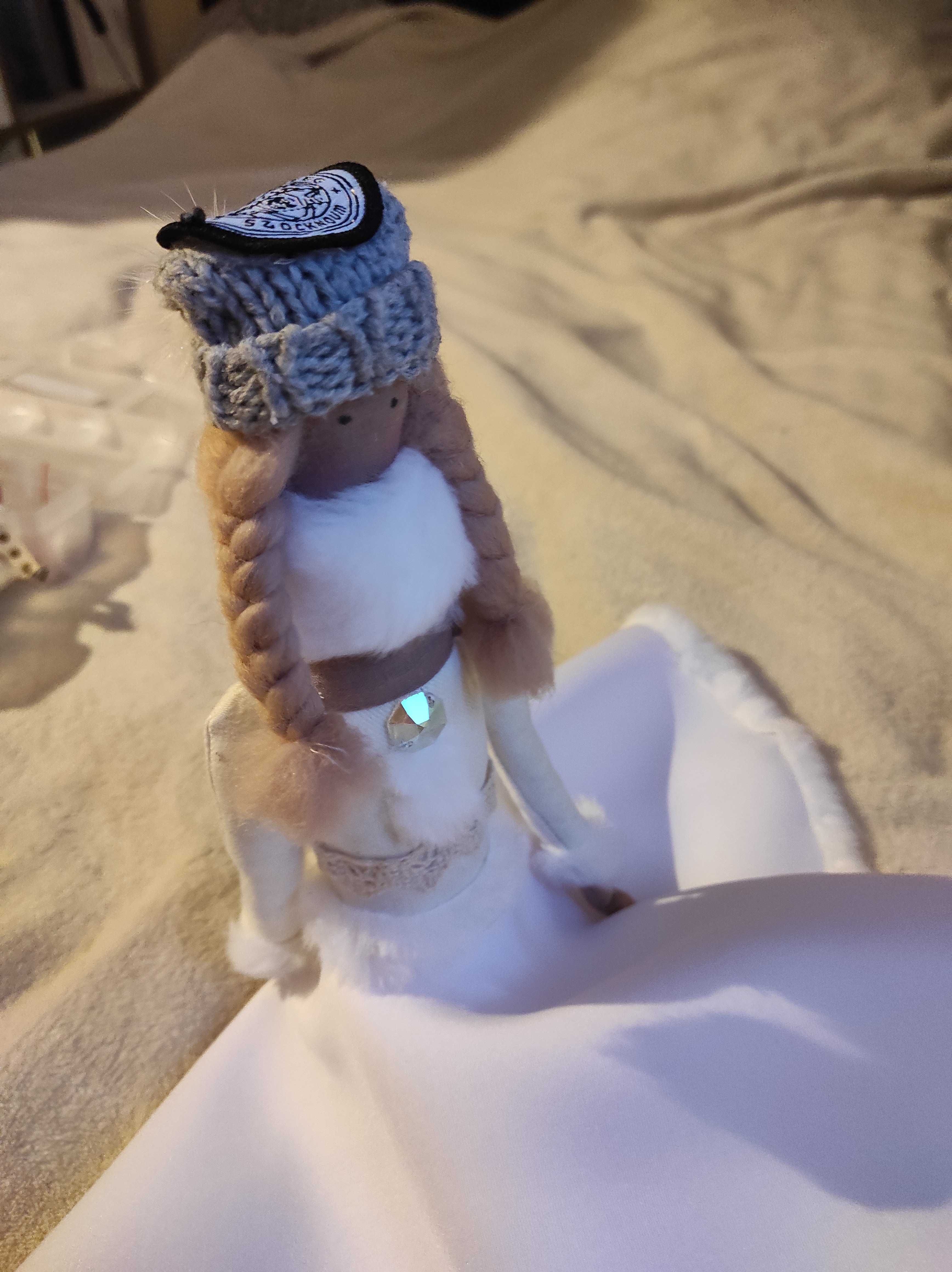 Lalka Tilda śnieżynka handmade