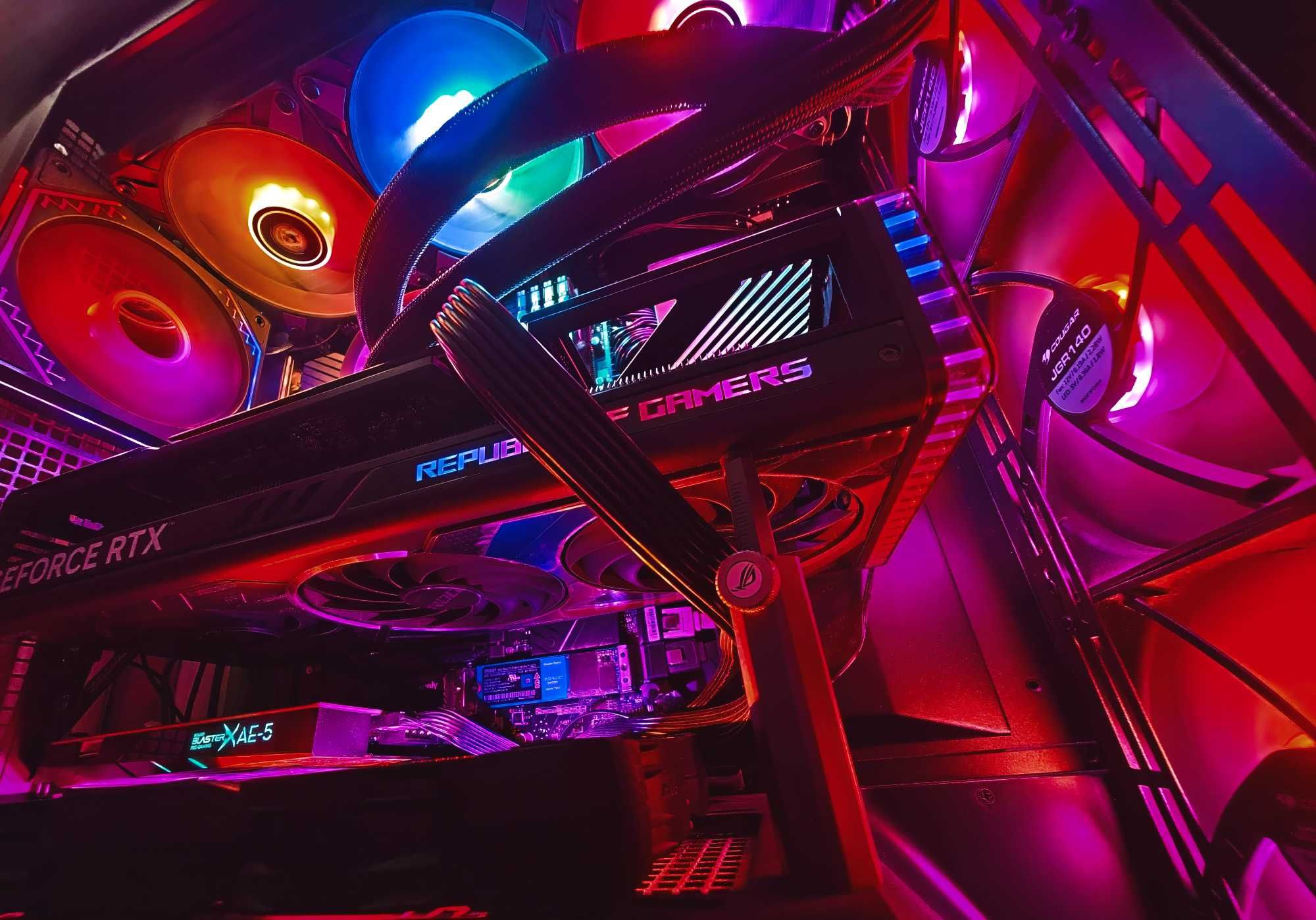 Видеокарта NVIDIA RTX 4070Ti ASUS ROG STRIX O12G  (OC Edition)