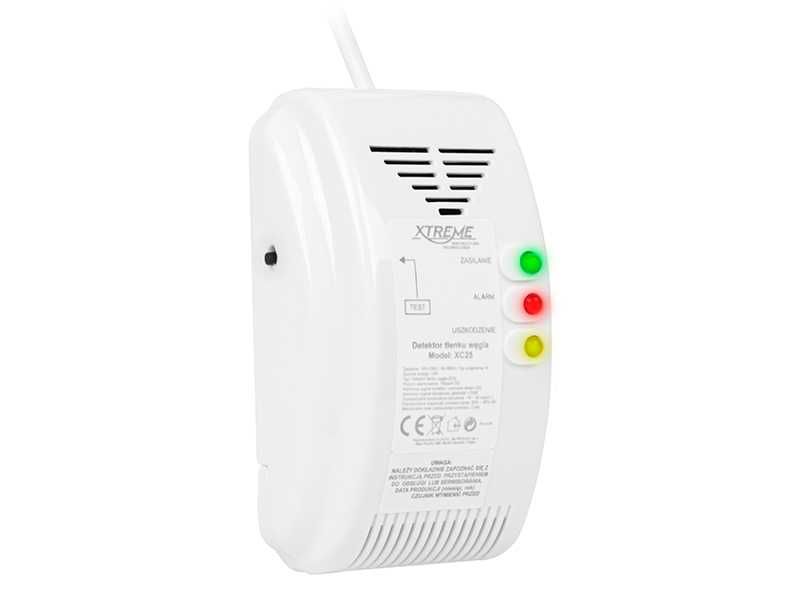 Detektor czujnik czadu XC25 230V