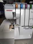 Janome domowy overlock MyLOCK 744D jak nowy, mało użytkowany GWARANCJA