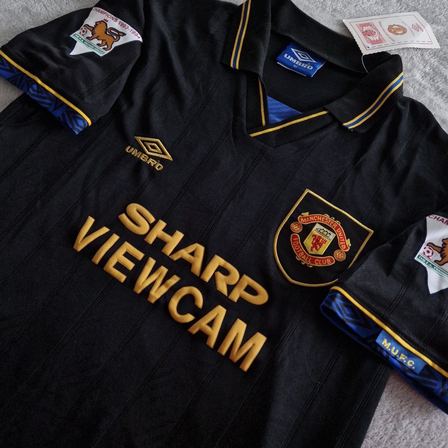Manchester United RETRO 1993/1993/1994 #CANTONA 7 Nowa Koszulka rozm.M