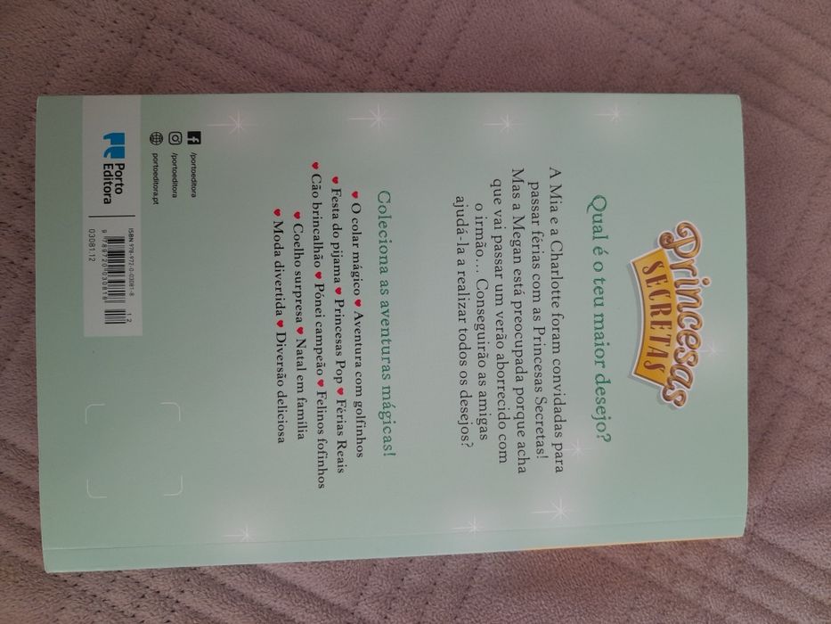 Edição Especial Livro 1 Princesas Secretas - Férias Reais