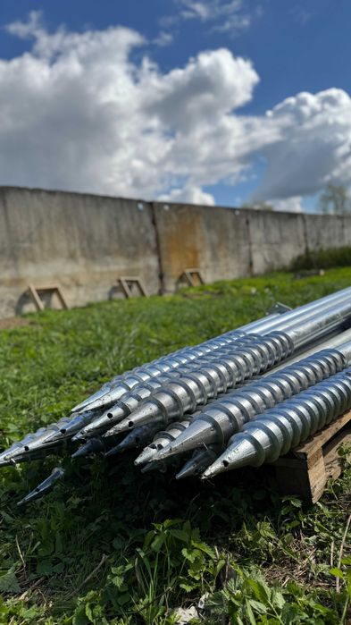 Геопалі гвинтові сваї • фундамент на сваях + геошуруп