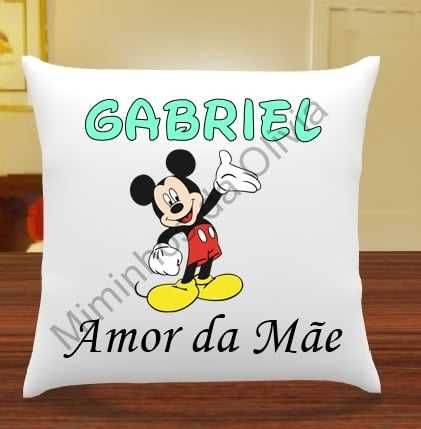 Almofadas 40x40cm Estampadas Personalizadas com Enchimento Incluído