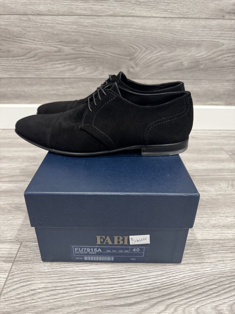 Туфли замшевые Fabi
