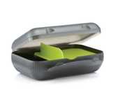 Tupperware Merendeira Preta - Lancheira / Sanduiche