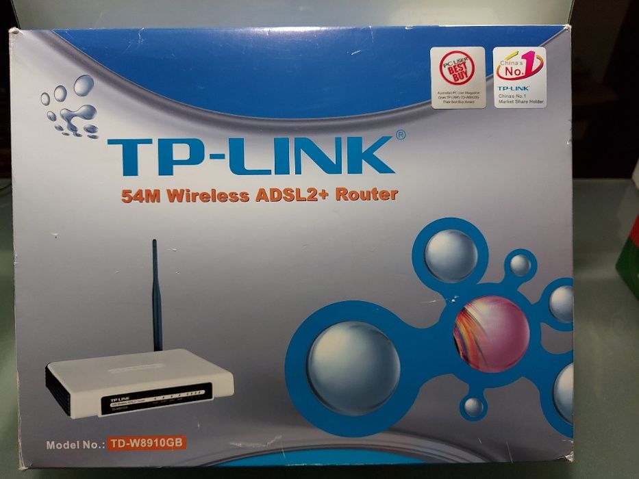 Modem TP - Link modelo TD-W8910GB (54 M Wireless ADSL2+)