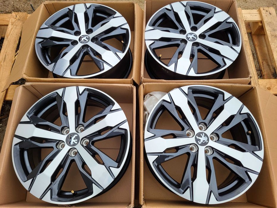 [632] Felgi aluminiowe Peugeot 18 Cali 5x108 Oryginał NOWE OKAZJA ! !