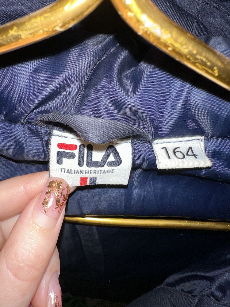 Пуховик длинный Fila