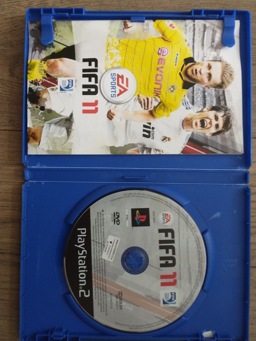 Płyta DVD FIFA 11 na PlayStation 2