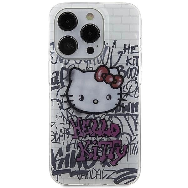 Etui Hello Kitty IML Kitty On Bricks Graffiti na iPhone 13 Pro / 13 -