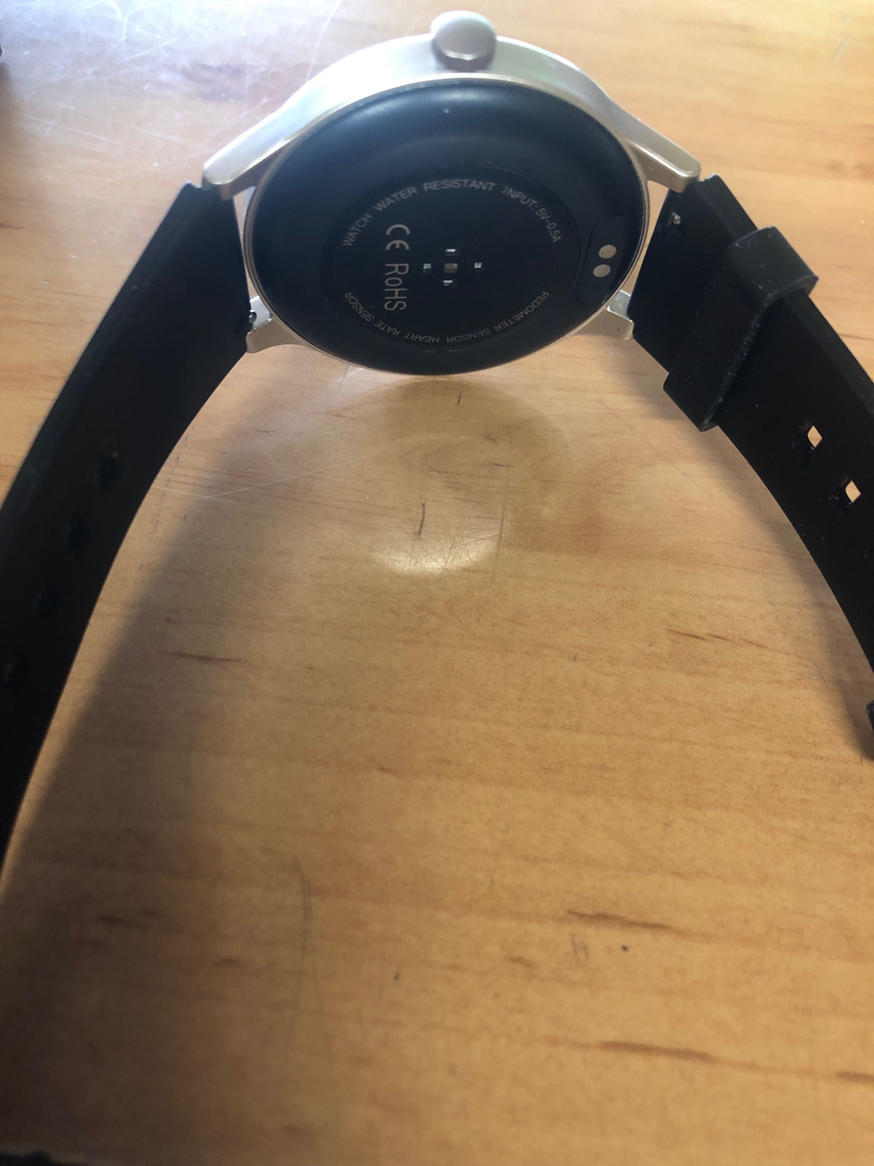 Smartwatch Garett classy czarno-złoty