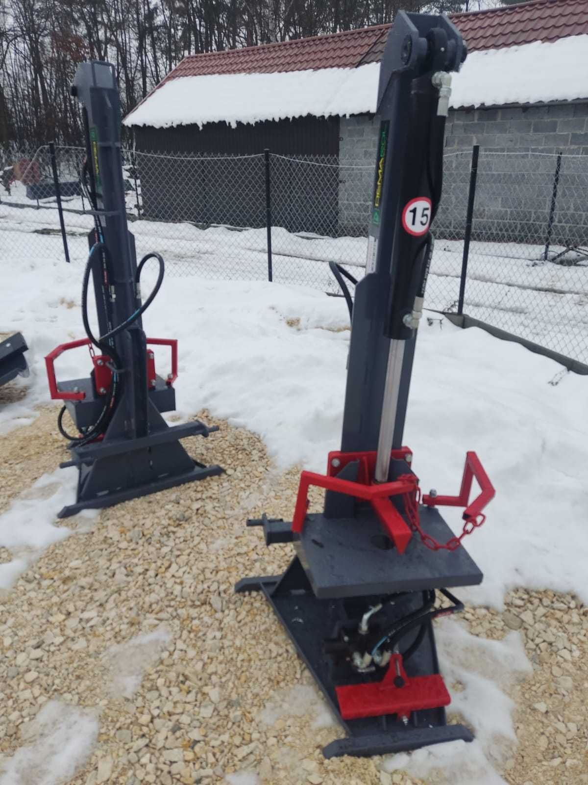 Łuparka hydrauliczna rozdrabniacz do drzewa nowa nacisk 20ton dostawa