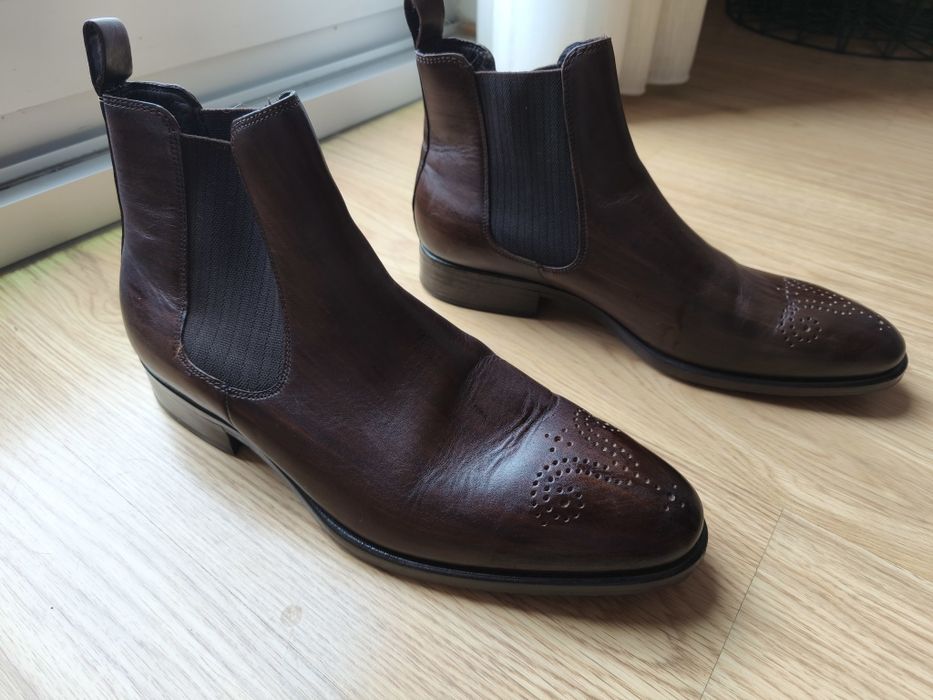 Botas ECCO em pele como novas - 43