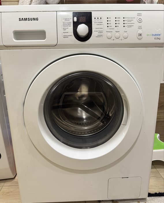 Пральна машина Samsung eco bubble 6 кг