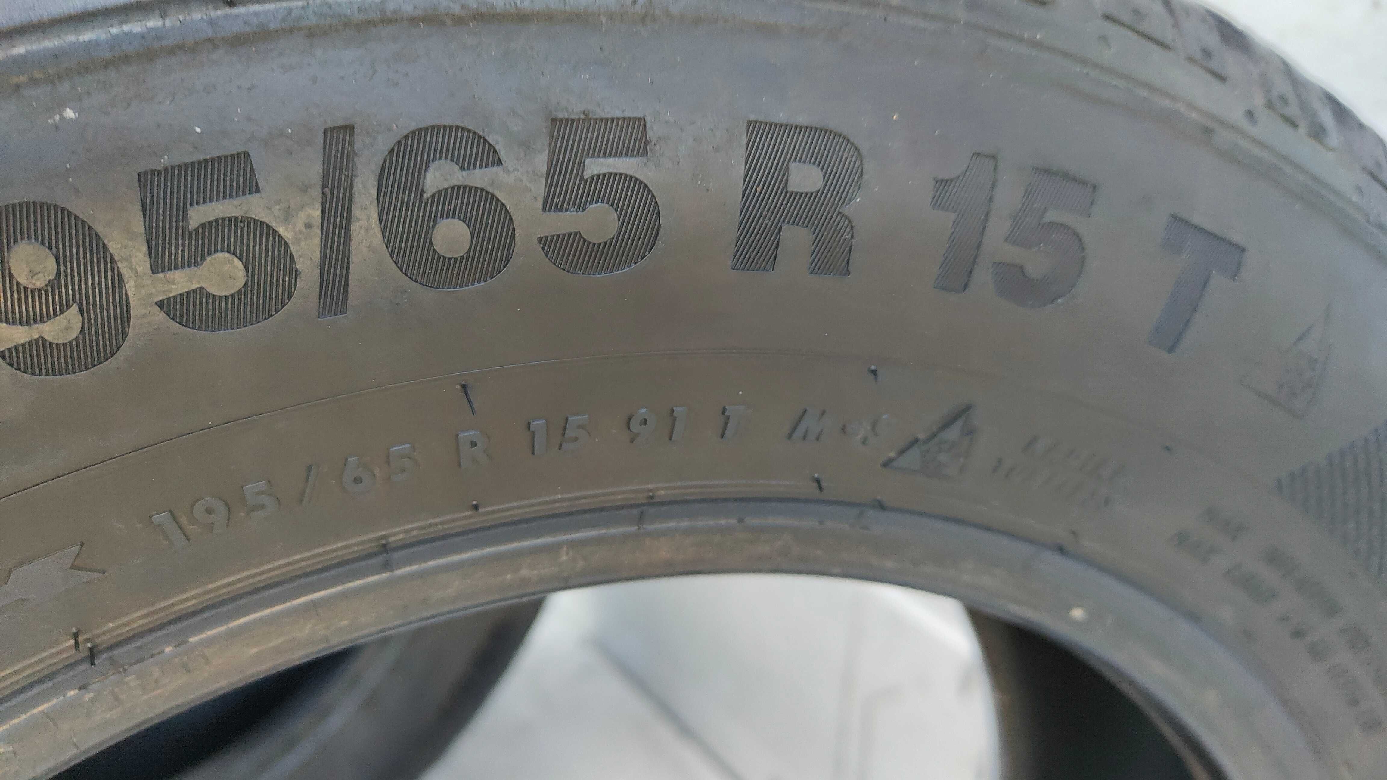 Opony Zimowe 195/65/15 Continental 2szt 7mm