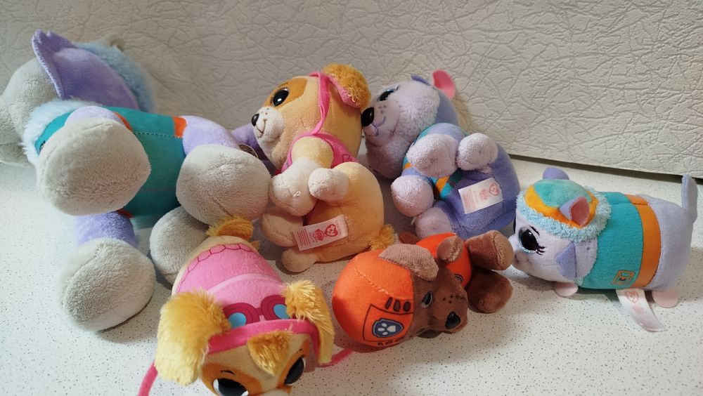 Эверест,Скай,Зума Щенячий патруль Оригинал мягкая игрушка