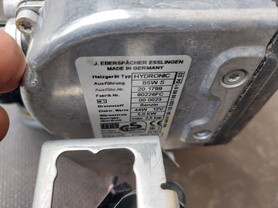 NOWE ORGINALE Mercedes webasto benzynowe B5W S