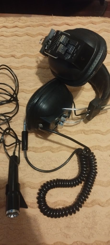Auscultadores e microfone