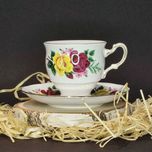 Angielska porcelana Queen Anne filiżanka i spodek