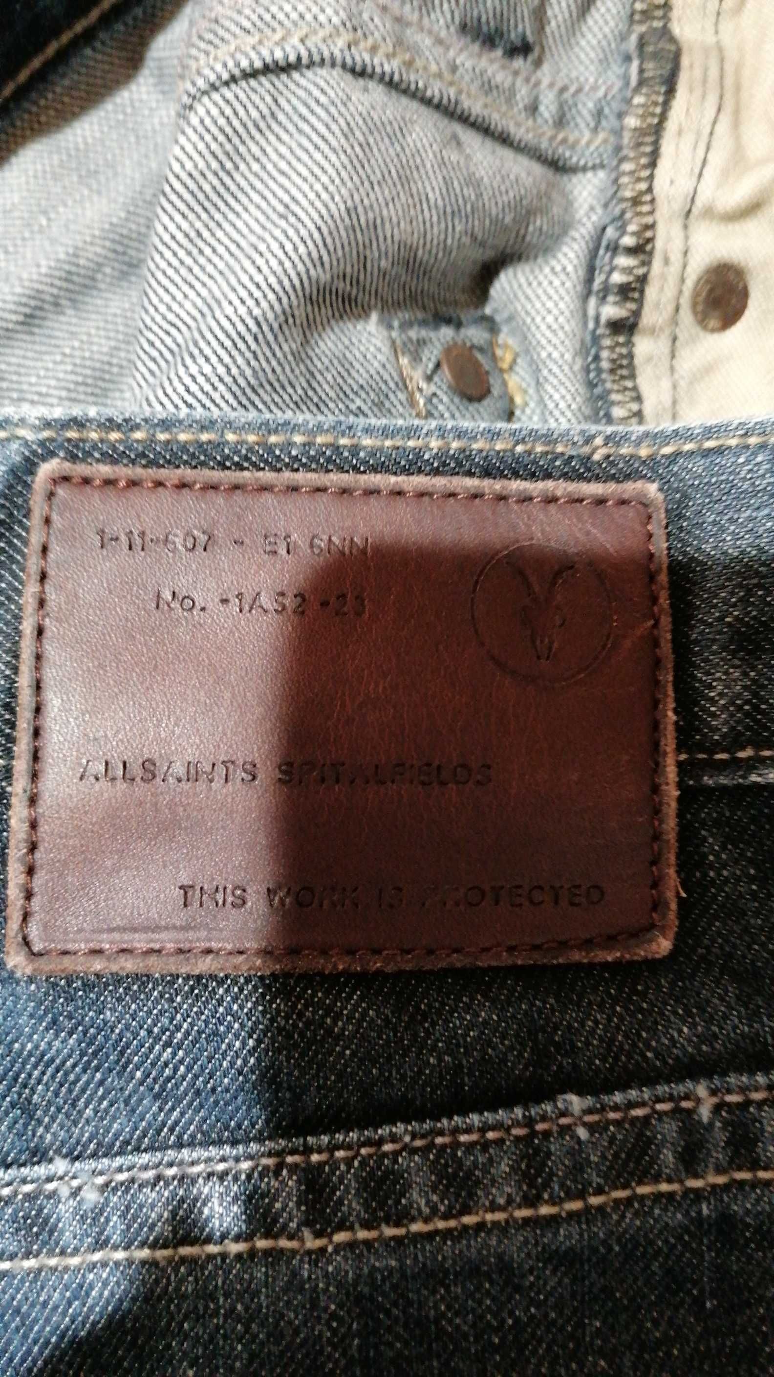 L/120 Spodnie Jeans męskie Allsaints Spitalfields  r. 32