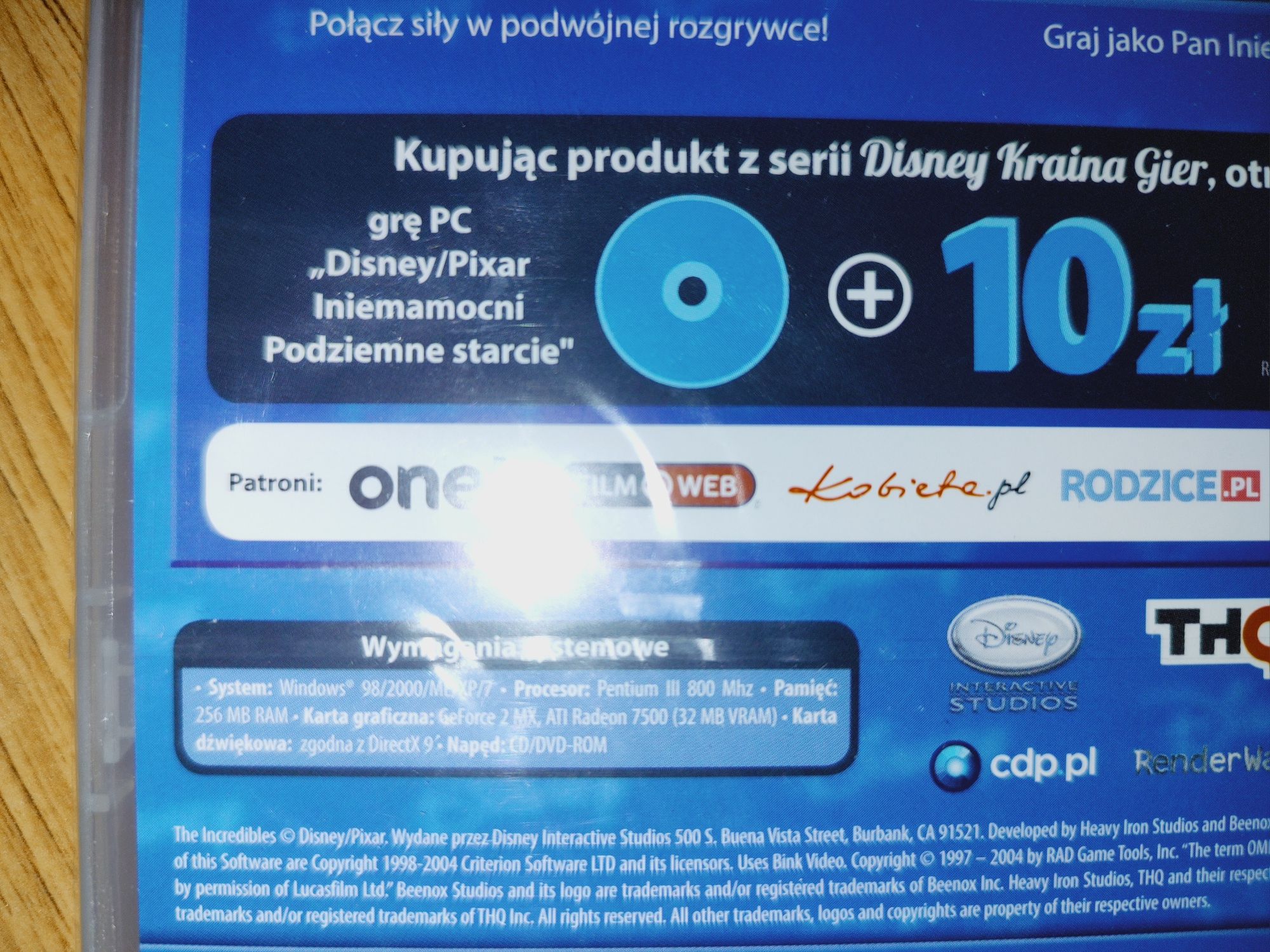 Disney Iniemamocni podziemne starcie PC Nowa, folia