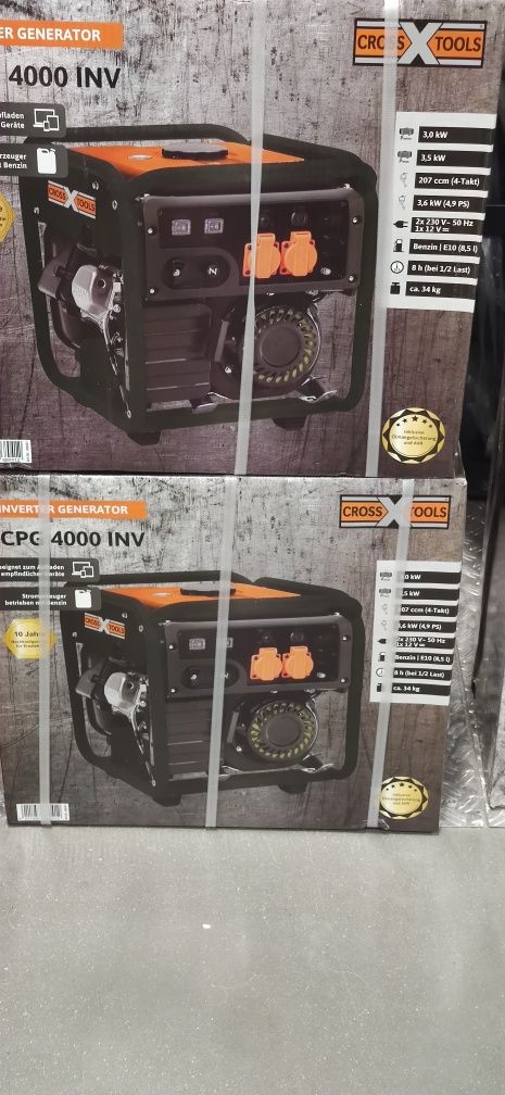 Генератор Інверторний Cross Tools CPG 4000 INV inverter
3,6 кВт, 2x 23