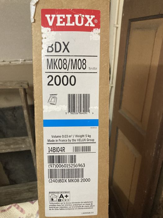 VELUX Isolamento termico para janela sotão