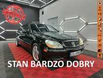 Mercedes-Benz Klasa S S55 AMG LONG V8 360 KM, Full Opcja, Radar, Aktywny Tempomat, ABC, Alu