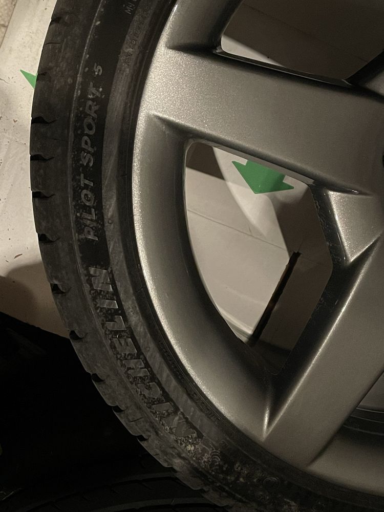 Jantes 18 mercedes AMG 2+2 com pneus Michelin Pilot Sport