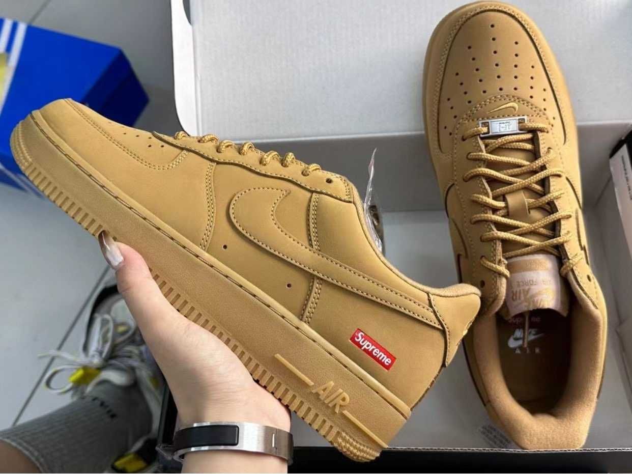 Nike Buty Air_Force 1_Wheat_Supreme ButyDamskie i Męskie R.42