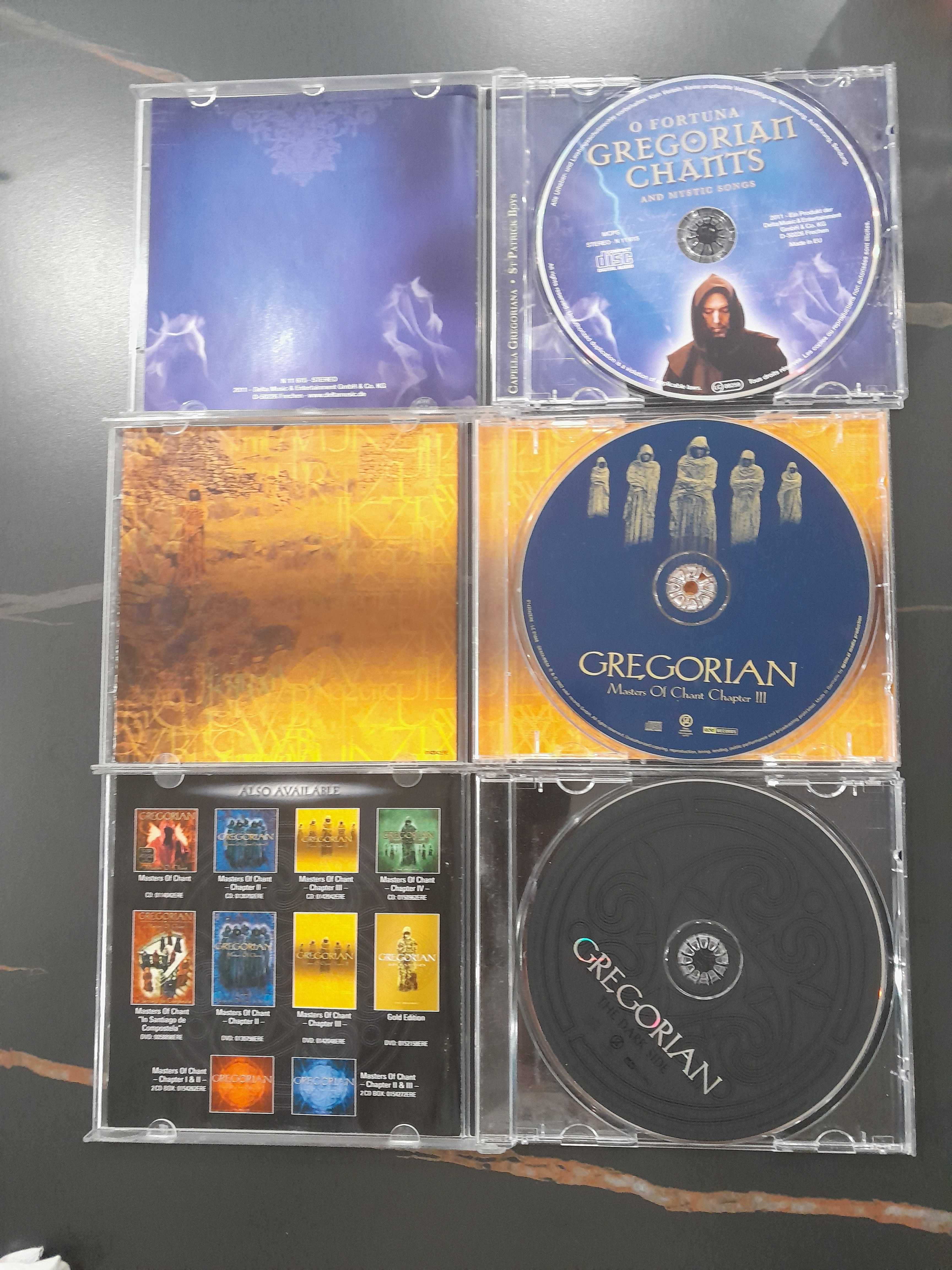 Gregorian - zestaw 3 oryginalnych CD masters, dark side, chants
