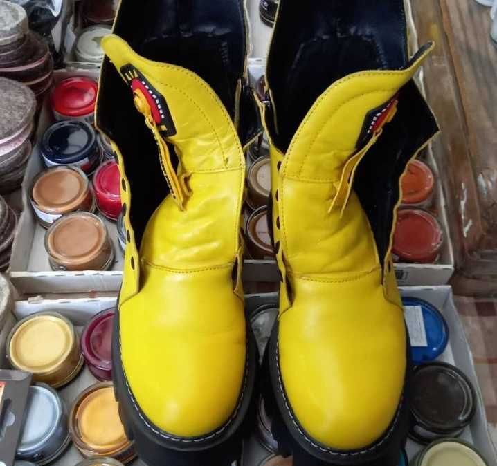 Химчистка  ,покрасить кожаную куртку сумку обувь туфли ботинки сапоги
