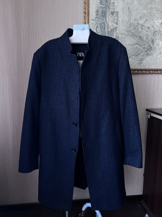 Пальто zara xl 100% wool